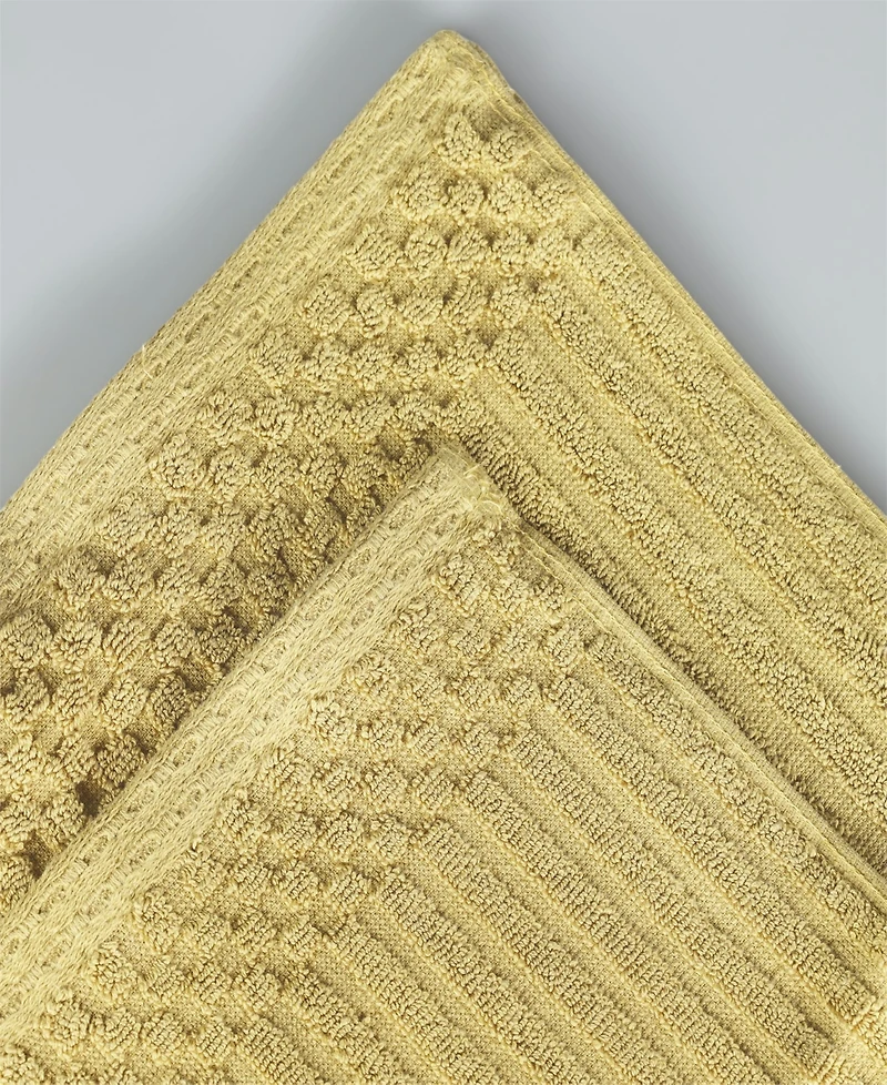 Superior Soho Checkered Border Cotton 6 Piece Towel Set