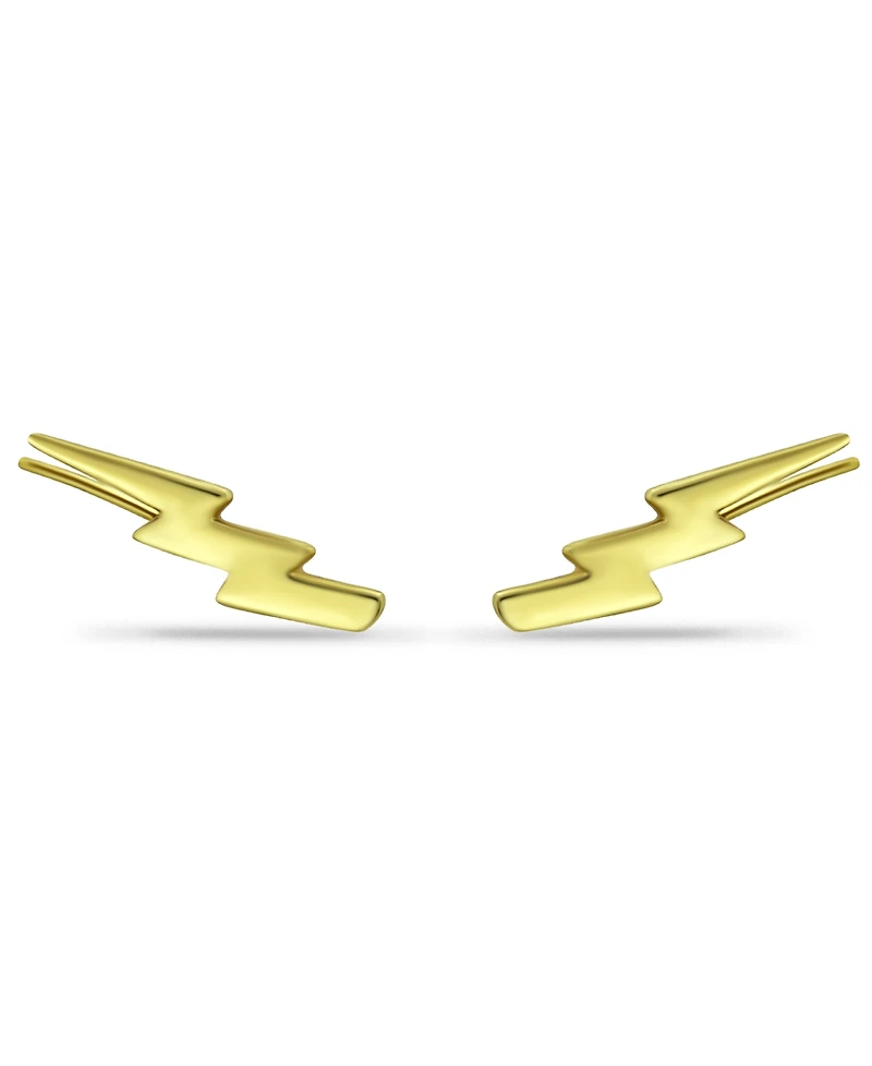 Giani Bernini Lightning Bolt Ear Crawler Earrings 18k Gold Over Sterling Silver or