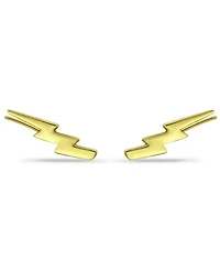 Giani Bernini Lightning Bolt Ear Crawler Earrings 18k Gold Over Sterling Silver or