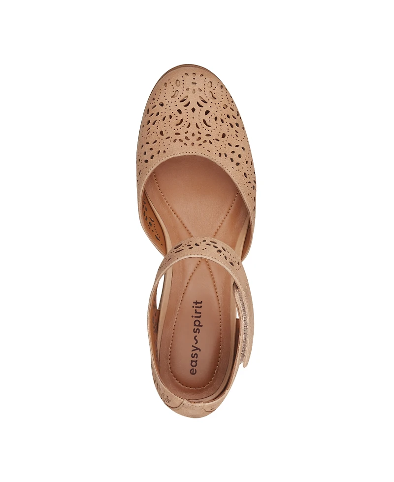 Easy Spirit Women's Cindie Two-Piece Mary Jane Pumps