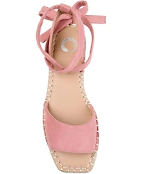 Journee Collection Women's Emelie Espadrille Flat Sandals