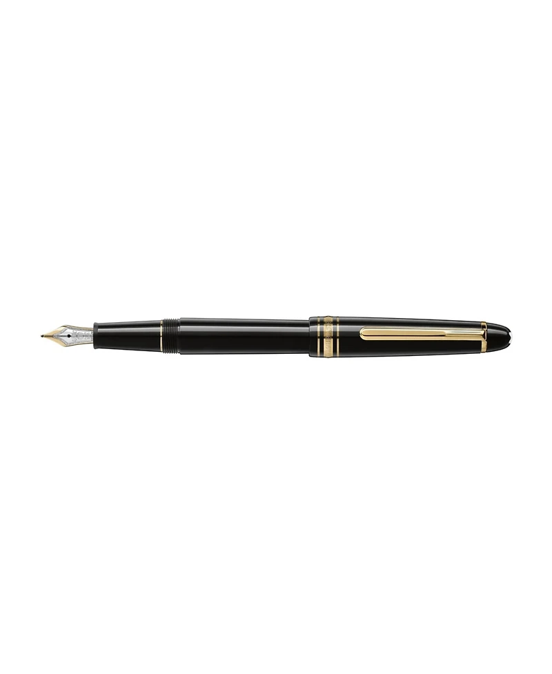 Montblanc Meisterstuck Classique Black Resin & Gold-Coated Fountain Pen