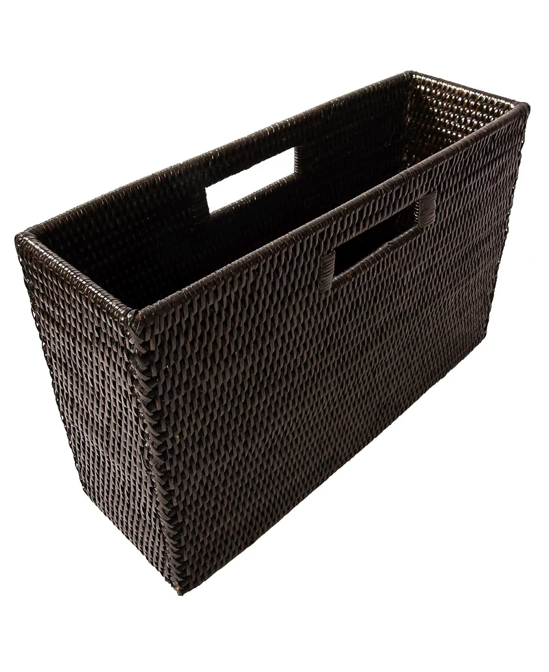 Artifacts Trading Company Rattan Rectangular Magazine Holder