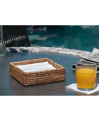 Artifacts Rattan Luncheon Napkin Holder