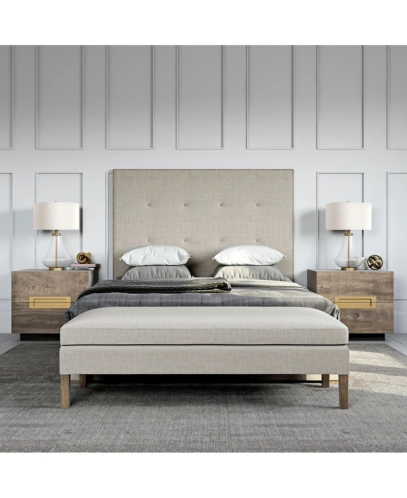 Lagos Table Lamp with Flax Shade