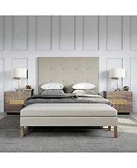 Lagos Table Lamp with Flax Shade