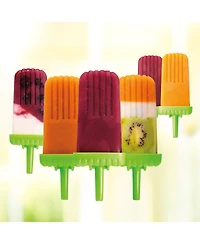 Tovolo Groovy Ice Pop Molds, Set of 6