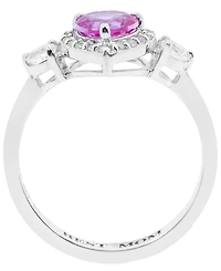 Women's Heart 'I Love You' Message Ring in Sterling Silver