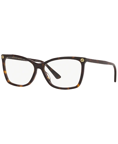 Gucci GG0025O002 Women's Oval Eyeglasses