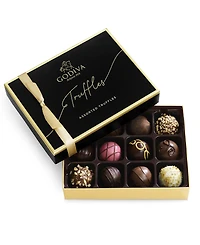 Godiva Signature Truffles Assorted Chocolate Gift Box, 12 Pieces