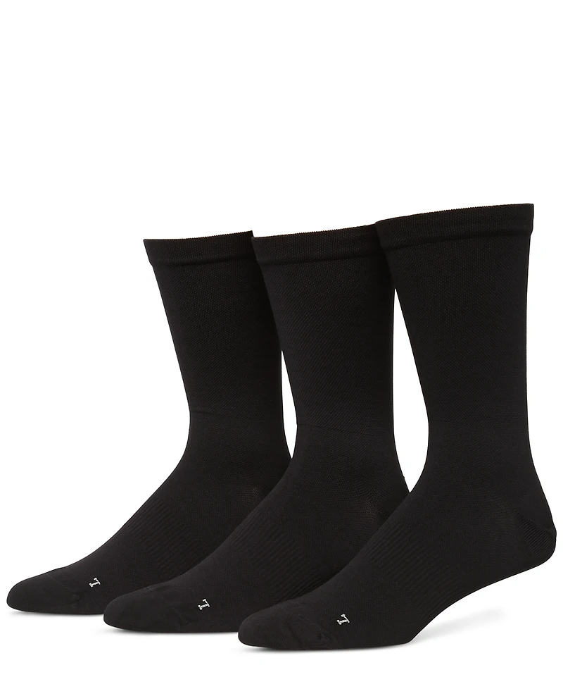 Perry Ellis Portfolio Men's 3-Pack Pique Flat Socks