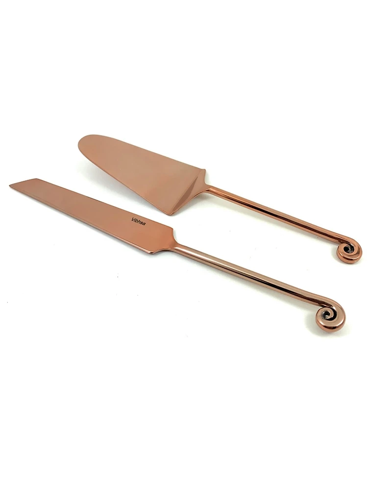Vibhsa Cake Knife and Server 2 Piece Dessert Set
