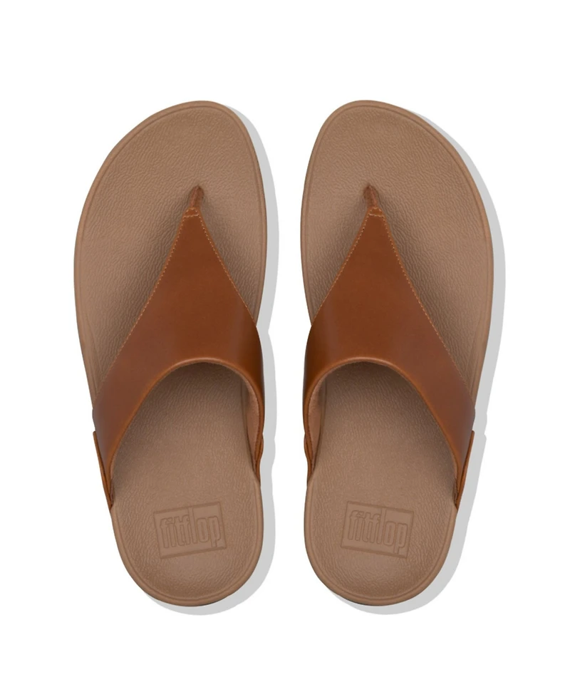 FitFlop Women's Lulu Leather Toe-Thongs Sandals