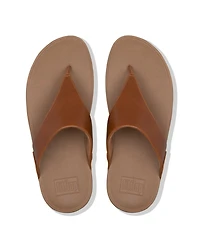 FitFlop Women's Lulu Leather Toe-Thongs Sandals