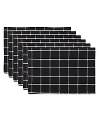 Design Imports Check Placemat, Set of 6