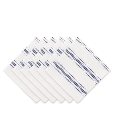 Design Imports Zig Dobby Stripe Napkin, Set of 6