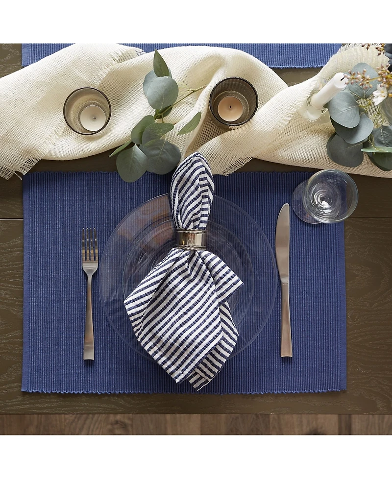Design Imports Ribbed Placemat, Set of 6