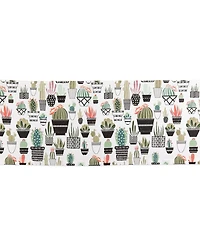 Design Imports Urban Oasis Cactus Print Table Runner, 14" x 108"