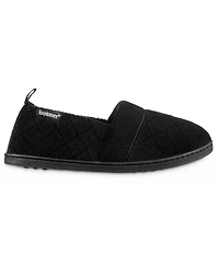 Isotoner Signature Quilted Memory Foam Microterry Slip On Slippers