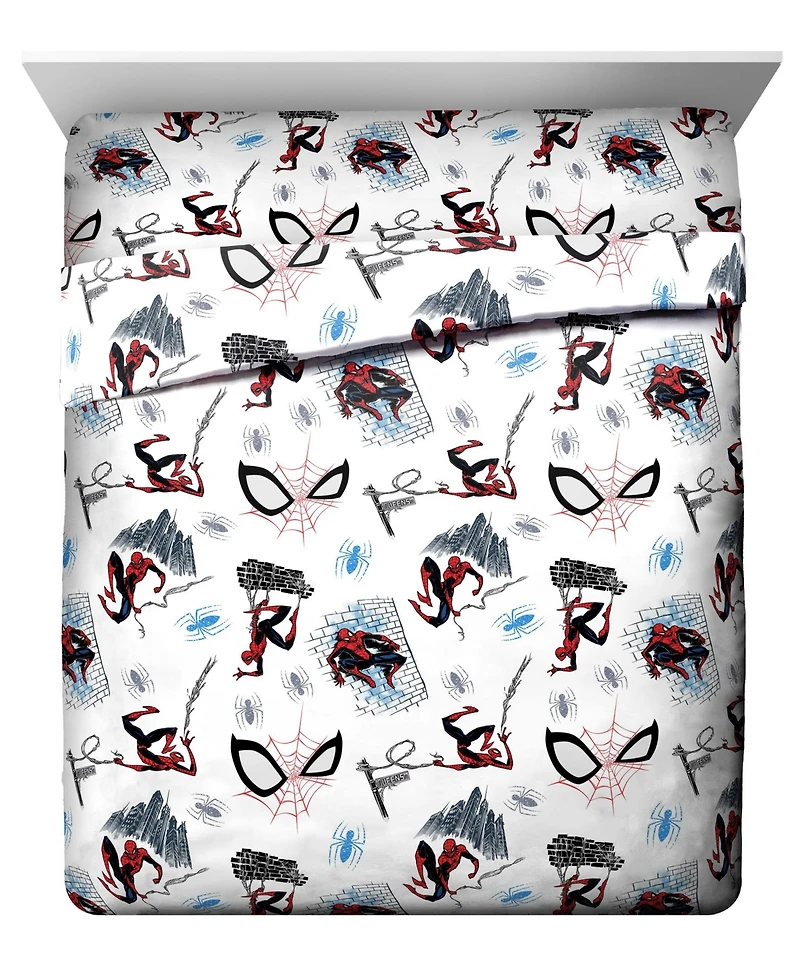 Spider-man Crawl 4-Pc. Sheet Set, Queen
