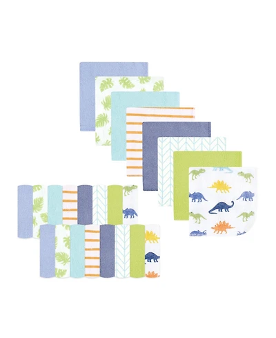 Hudson Baby Boys Silky Bamboo-Derived Rayon Washcloth Pack