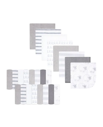 Hudson Baby Infant Boy Rayon from Bamboo Washcloth Bundle