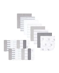 Hudson Baby Infant Boy Rayon from Bamboo Washcloth Bundle