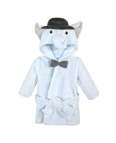 Hudson Baby Boys Cozy Animal Hooded Robe