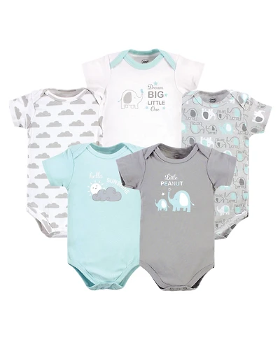 Luvable Friends 5Pk of Soft All-in-One Bodysuits