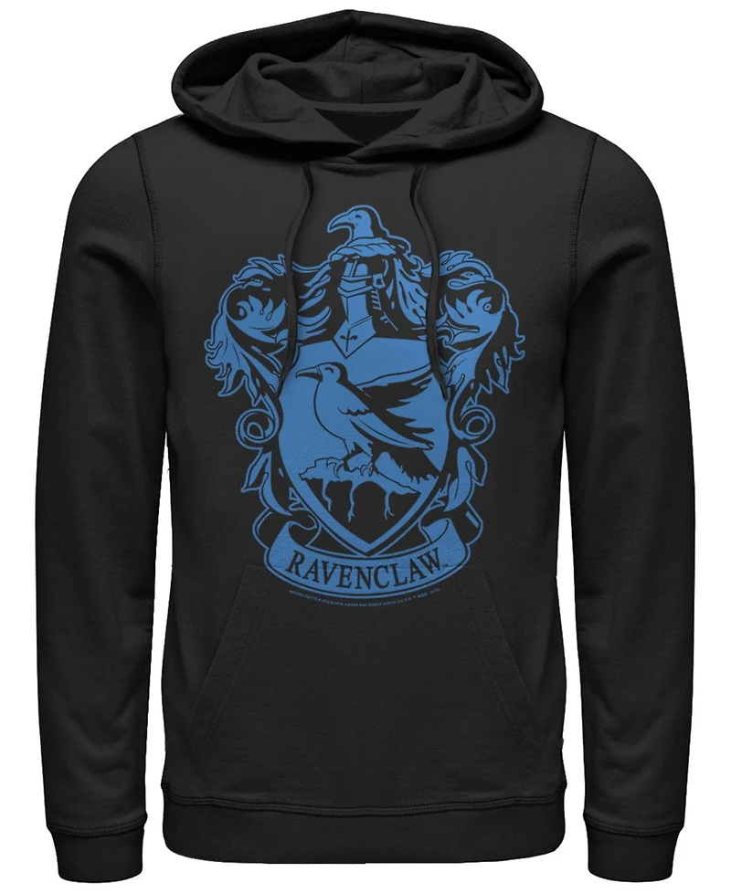 Men's Deathly Hallows 2 Simple Raven Fleece Hoodie