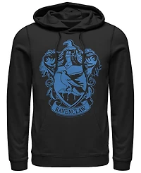Men's Deathly Hallows 2 Simple Raven Fleece Hoodie