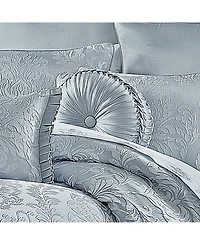 J Queen New York Malita Tufted Decorative Pillow, 15" Round