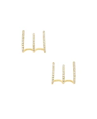 Ettika Ear Wrap Stud with Cubic Zirconia