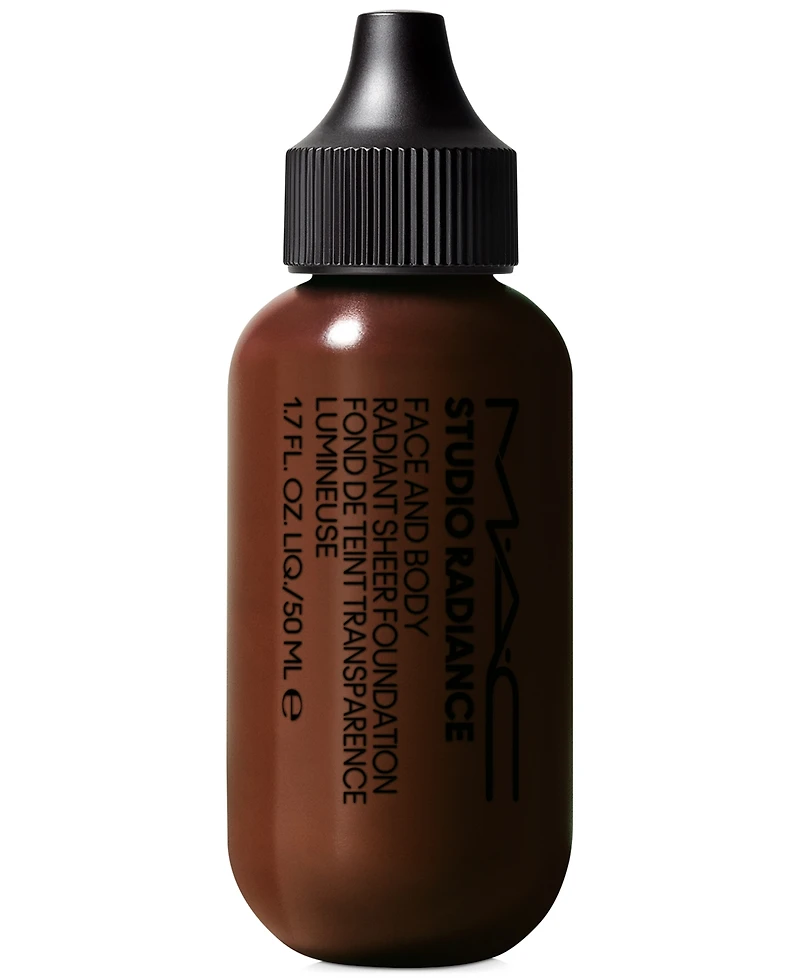 Mac Studio Radiance Face & Body Radiant Sheer Foundation, 1.7 oz.