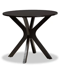 Sadie Modern and Contemporary Fabric Upholstered 5 Piece Dining Set