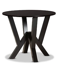 Alma Modern and Contemporary Fabric Upholstered 5 Piece Dining Set