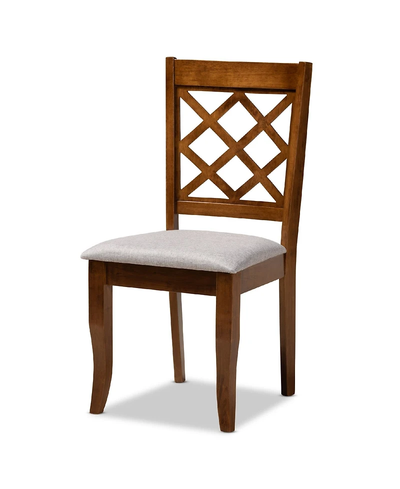 Jana Modern and Contemporary Fabric Upholstered 5 Piece Dining Set