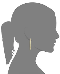 Simone I. Smith 18K Gold over Sterling Silver Earrings, Laser and Diamond-Cut Extra Large Hoop Earrings (Also in Platinum Over Sterling Silver)