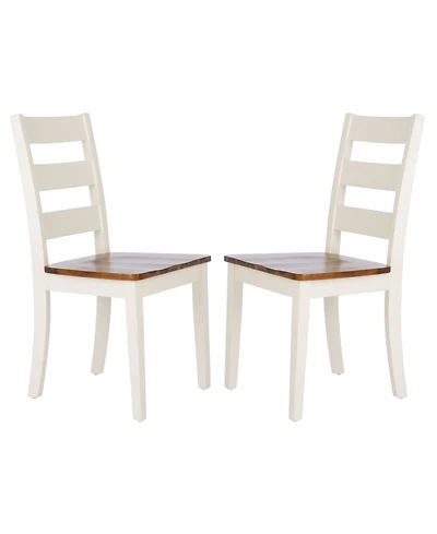 Silio Ladder Back Dining Chair, Set of 2