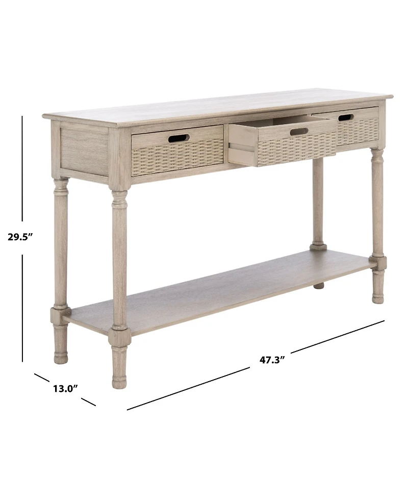Landers 3 Drawer Console