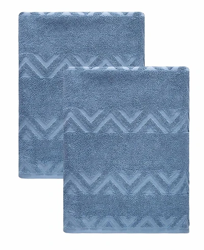 Ozan Premium Home Turkish Cotton Sovrano Collection Luxury 2-Pc. Bath Sheet Set