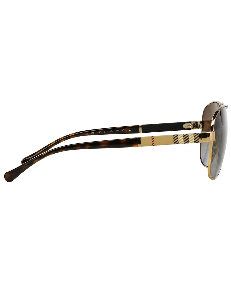 Unisex Burberry Polarized Sunglasses , BE3080
