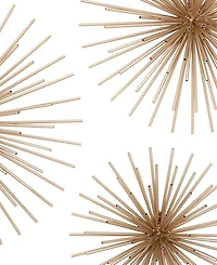 Metal Contemporary Wall Decor, Set of 3