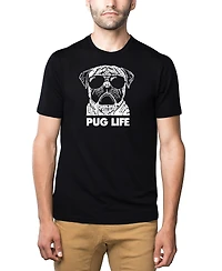 Men's Premium Blend Word Art Pug Life T-shirt