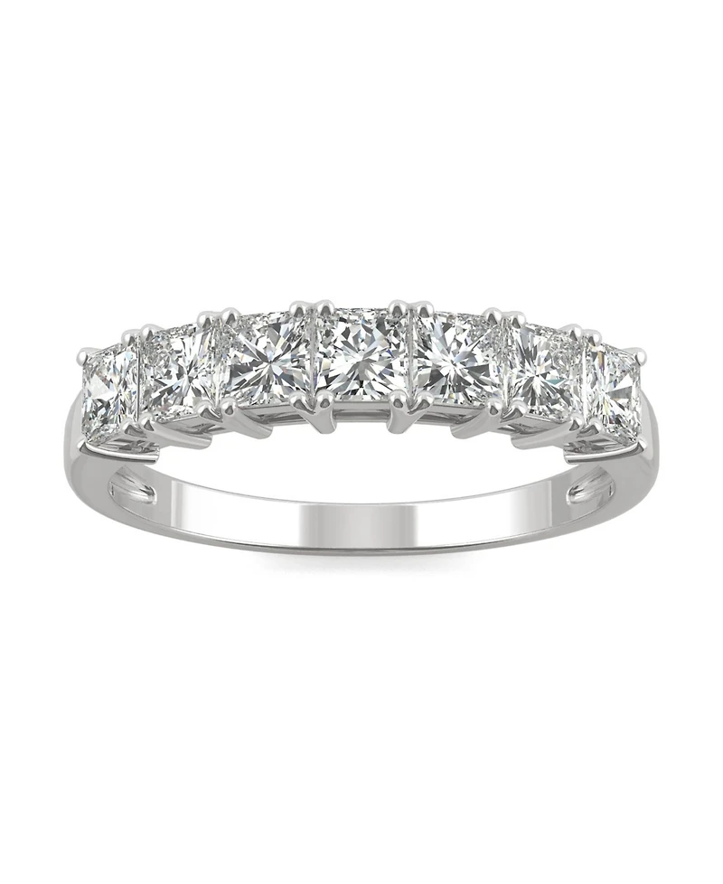 Moissanite Square Anniversary Band 1-1/4 ct. t.w. Diamond Equivalent in 14k White Gold