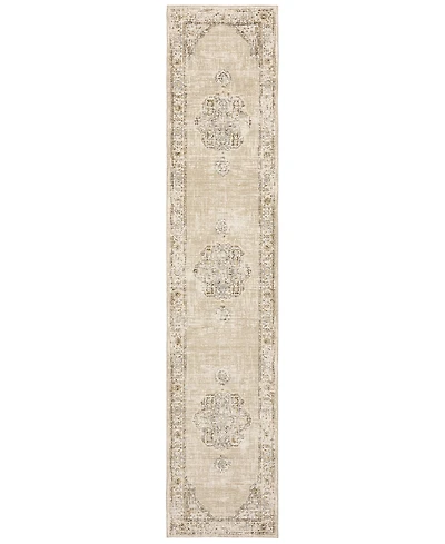 Oriental Weavers Andorra AND02 2'6" x 12' Runner Rug