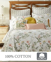Levtex Viviana Watercolor Floral -Pc. Quilt Set