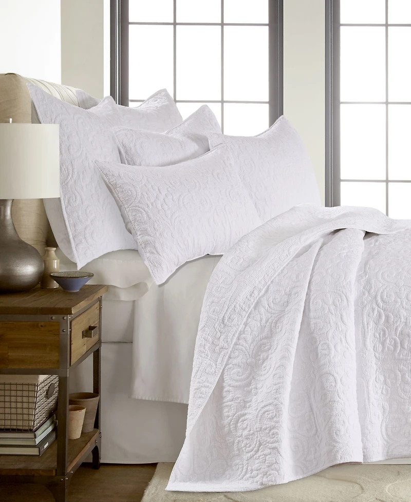 Levtex Sherbourne Quilted Stitch Quilt, Full/Queen