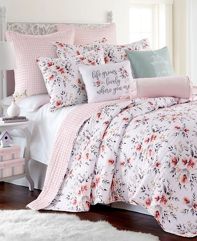 Levtex Adeline Floral Bouquet Reversible 3-Pc. Quilt Set