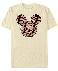 Fifth Sun Men's Mickey Tiger Fill Short Sleeve Crew T-shirt